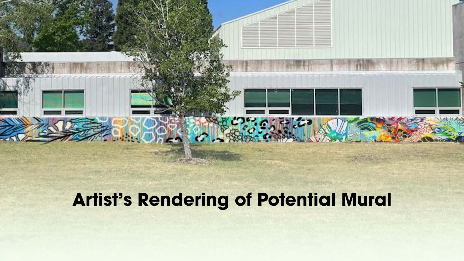 Artist's Rendering of Potential Mural